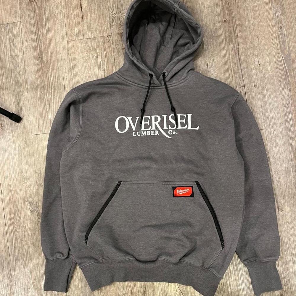 Milwaukee Tool gray pullover work hoodie